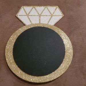 Engagement | Wedding | Ring Chalkboard Sign
